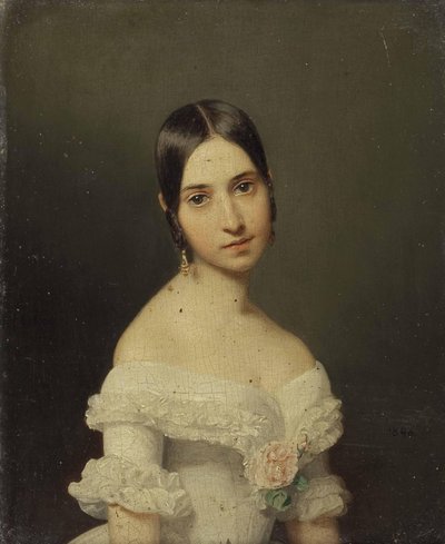 Porträt eines Mädchens von Ferdinand Georg Waldmuller